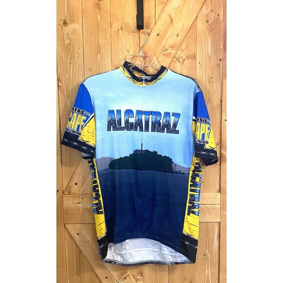 Voler Cycling Jersey San Francisco Alcatraz Triathlon Made in USA Mens XL - Picture 1 of 9